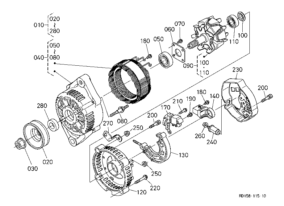 Alternator (Component Parts)