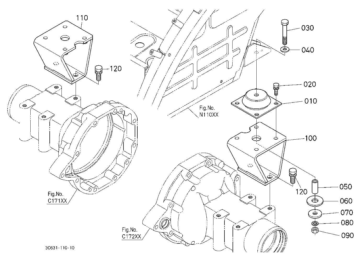 Cab Bracket Rear