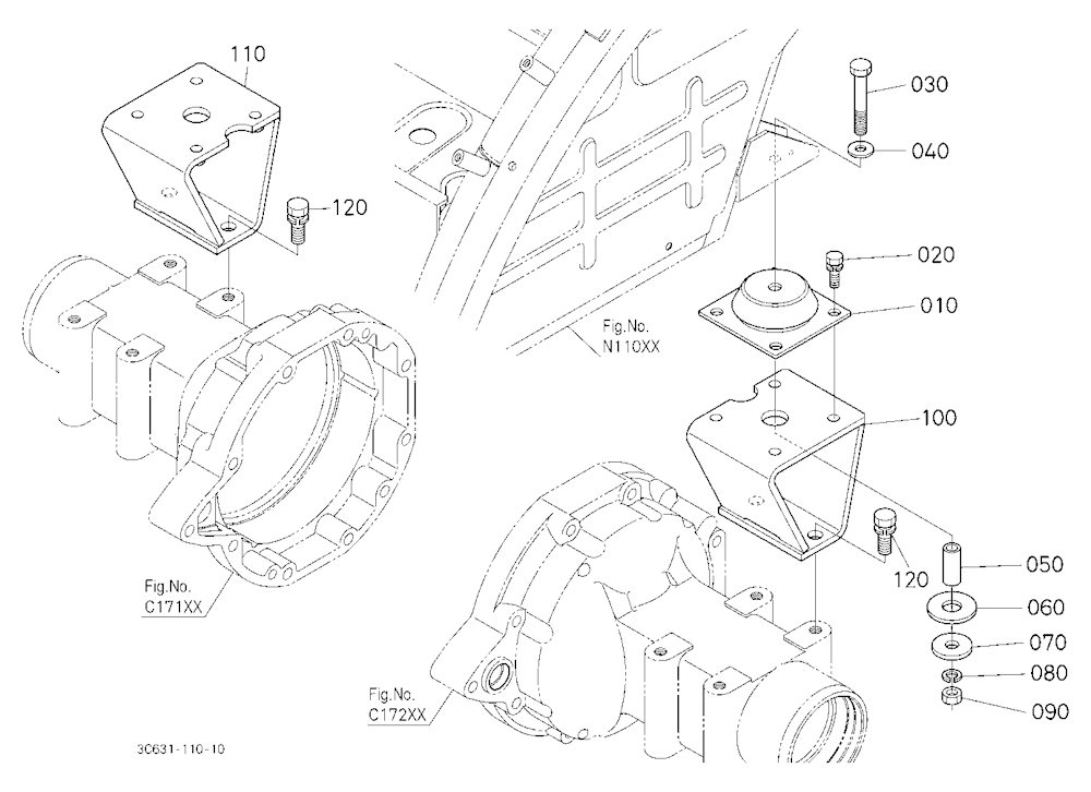 Cab Bracket Rear