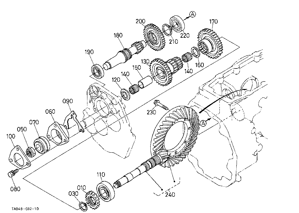 Spiral Bevel Pinion [Except Hst Type][With Creep]
