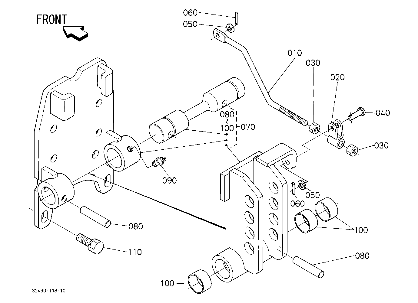 Top Link Holder (With Draft) [Option]