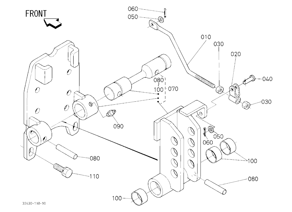 Top Link Holder (With Draft) [Option]