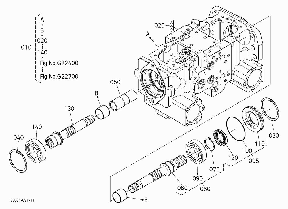 HST PUMP (SHAFT) [COMPONENT PARTS]
