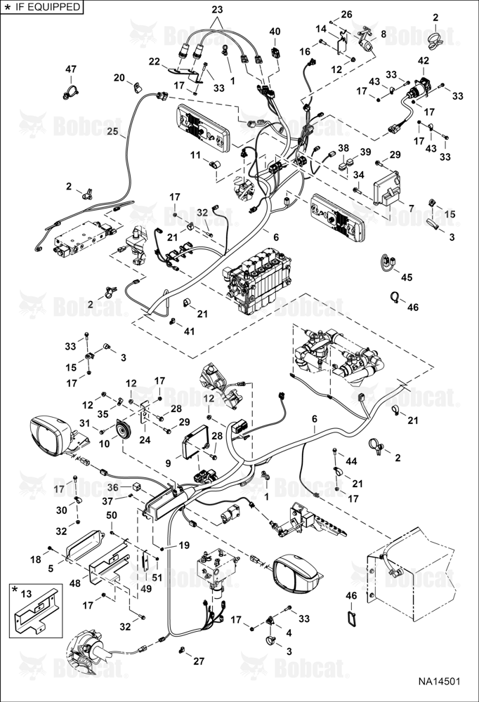 Frame Electrical Circuitry (Harness)  B3ZS16001 & Above, B3ZT16001 & Above