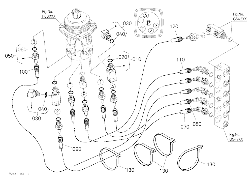 Oil Piping (Control Rh) [Hydraulic Hitch]