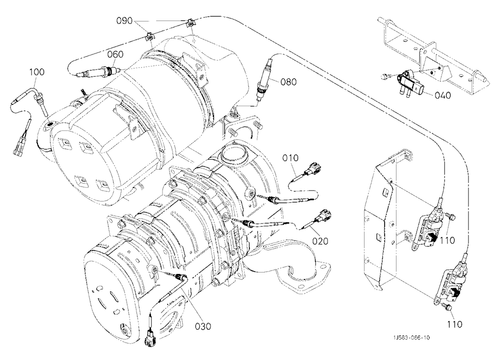 Engine Electrical Parts (Muffler)