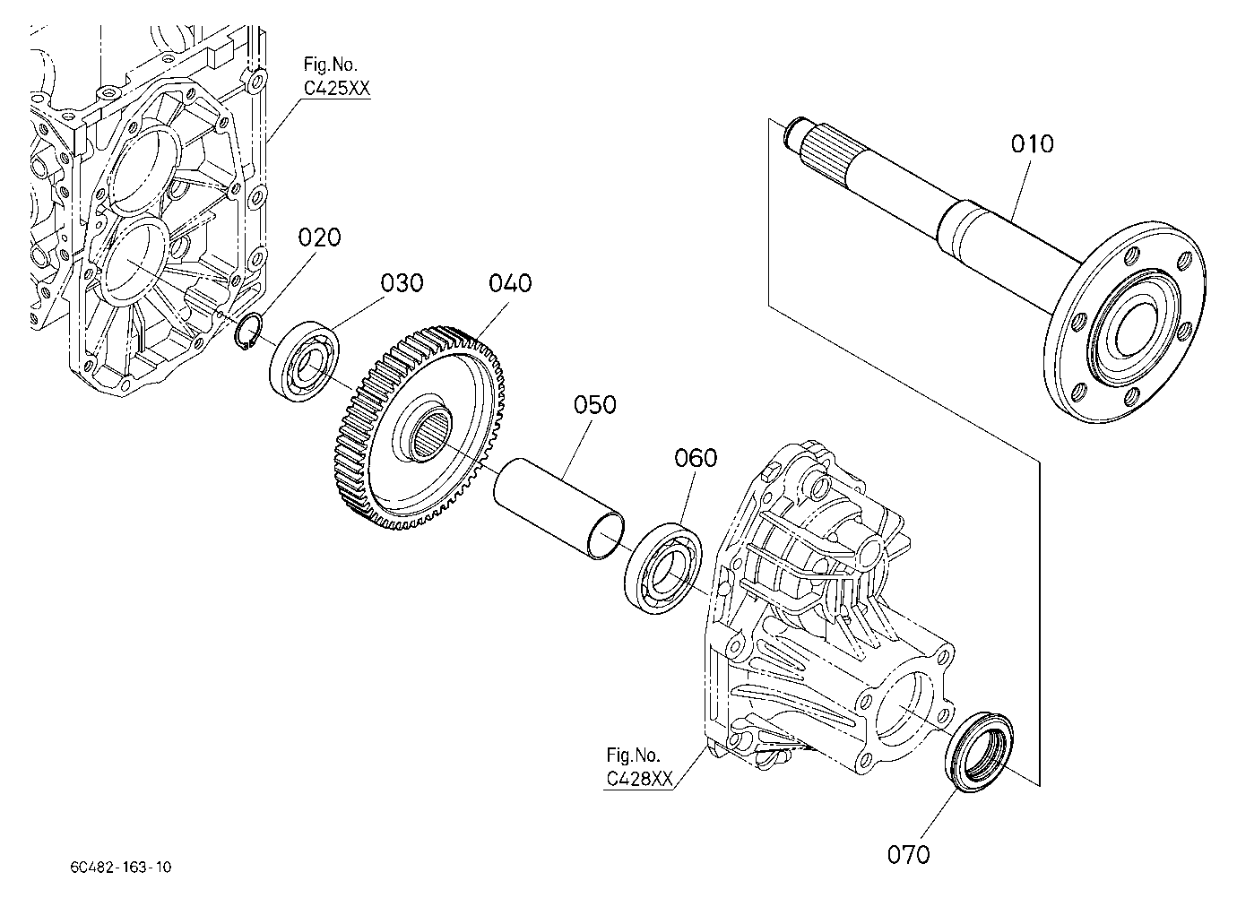 Rear Axle Lh