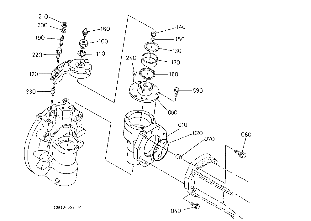 Bevel Gear Case Rh