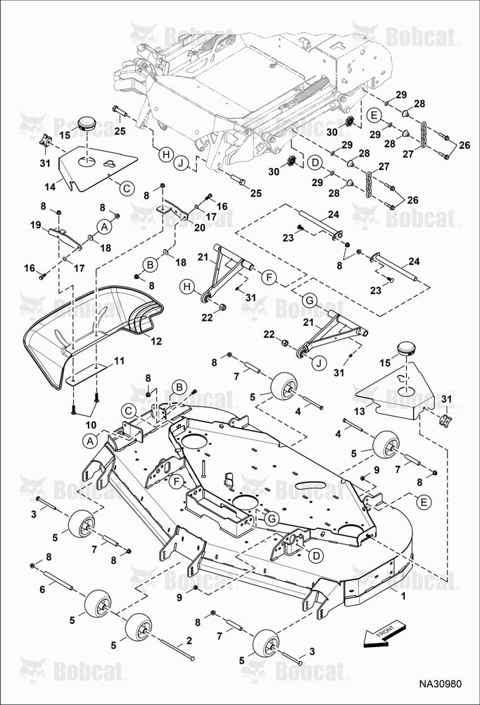 DECK, Wheels & Covers (61")