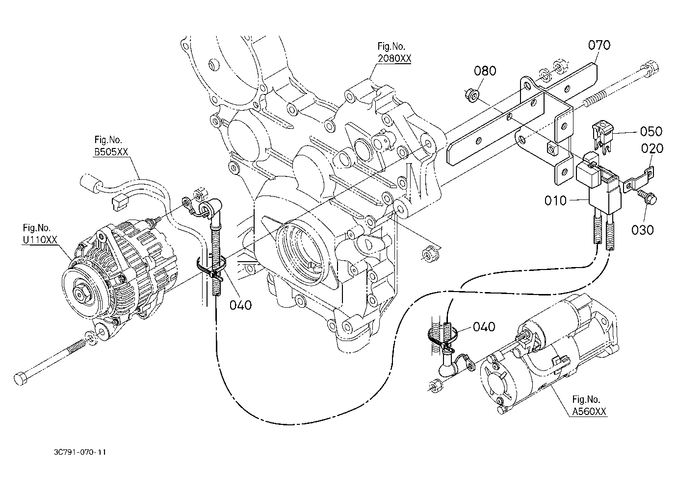 Alternator Kit 2 (Wire Harness) [A] [New] [Option]