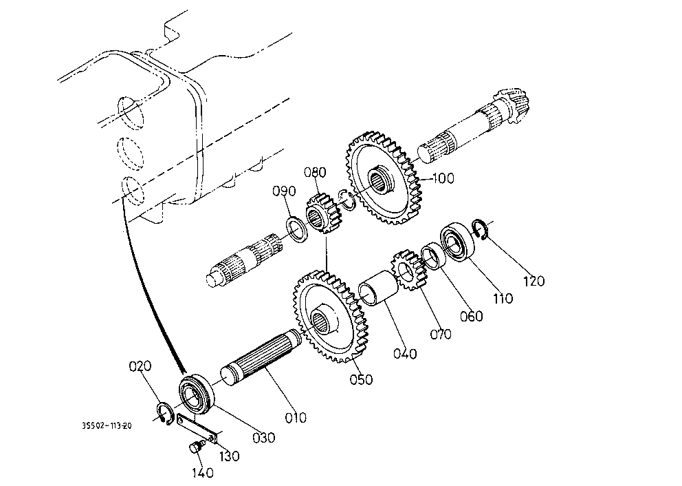 Creep Gear Shaft