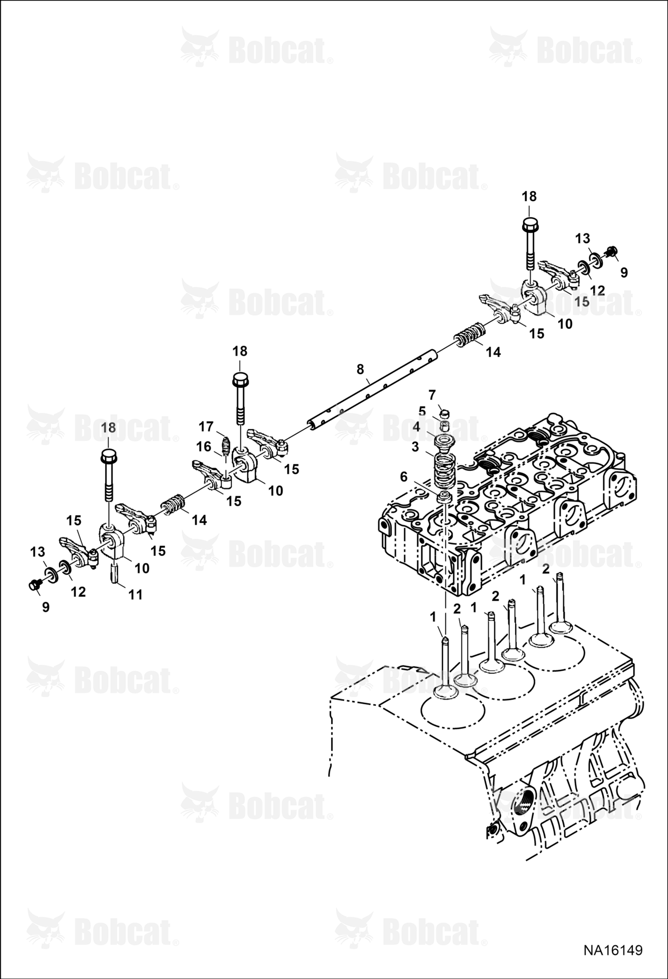 Rocker Arm & Valves