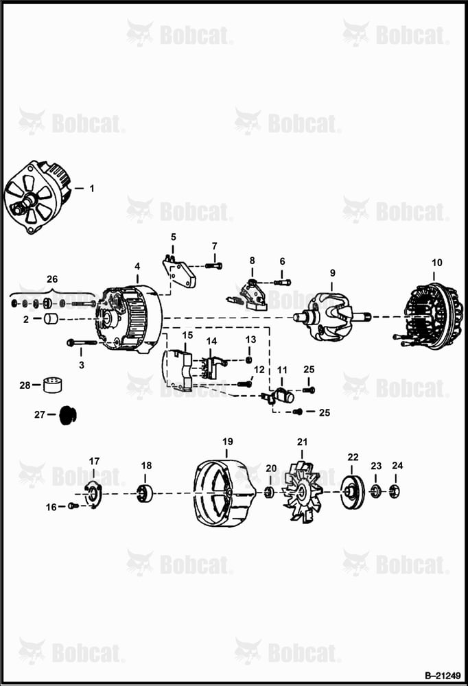 Alternator (Delco 1105076 - Closed)