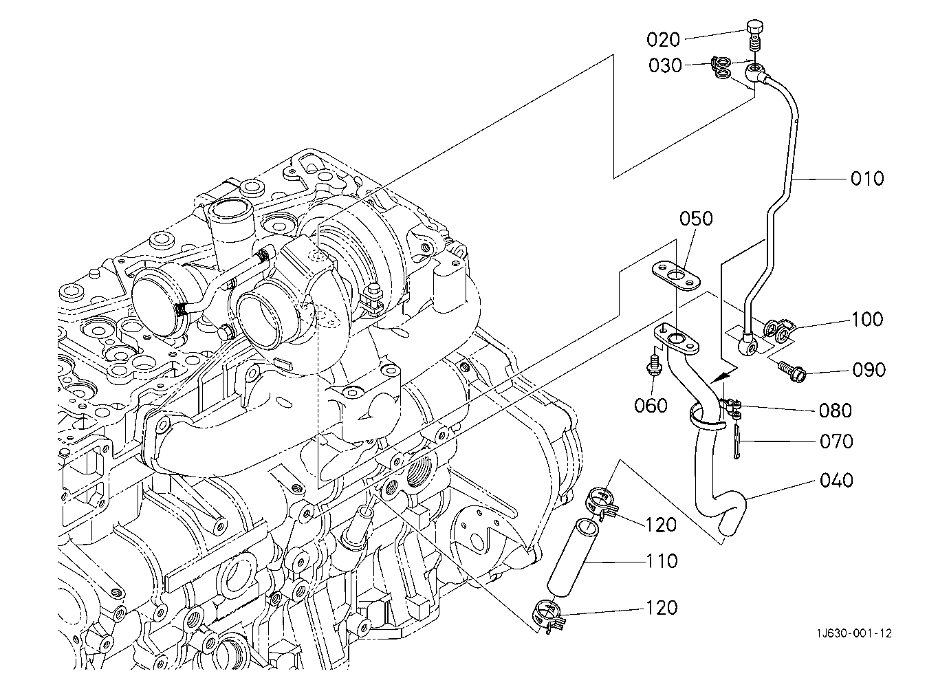 Oil Pipe (Turbo Charger)