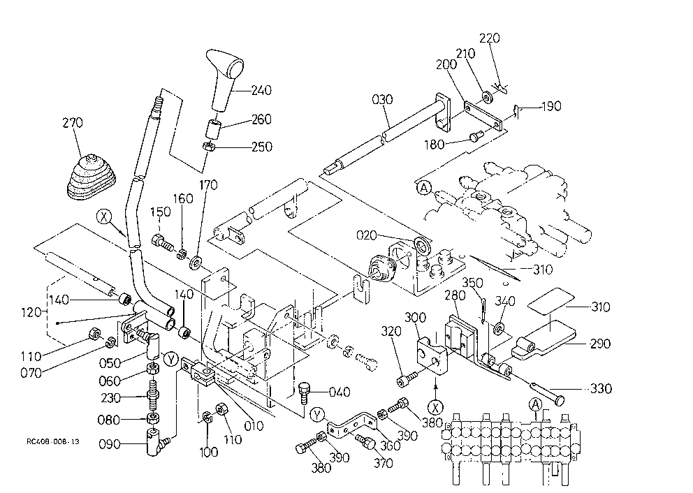 Control Lever (Travel Rh)