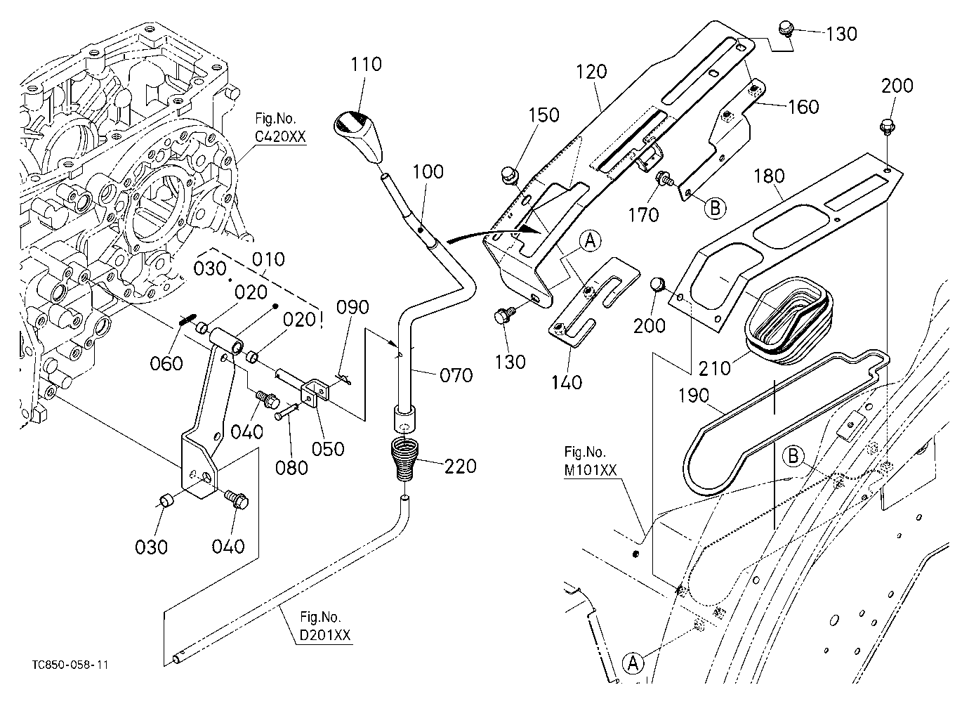 Main Gear Shift Lever