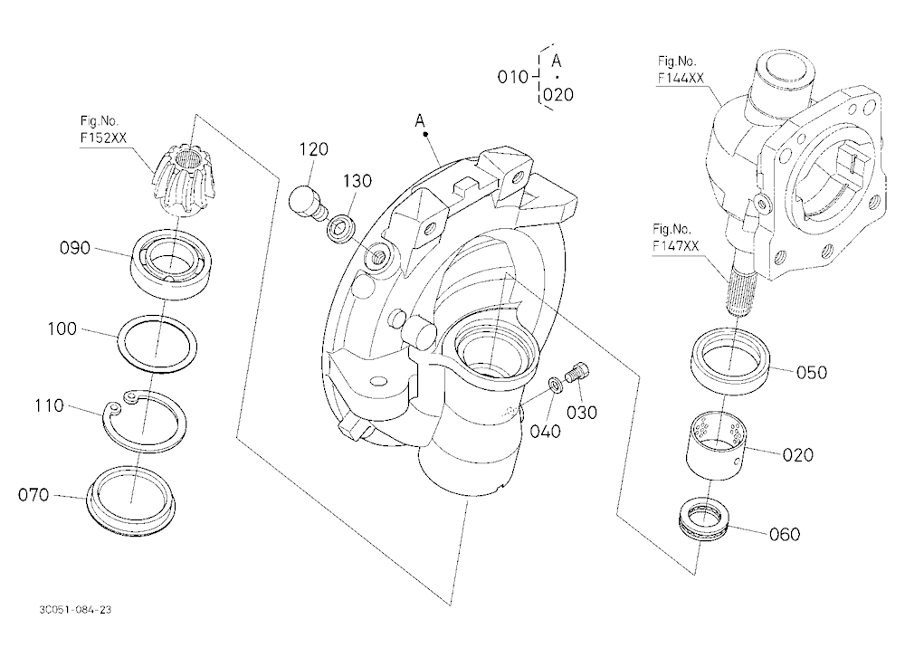 Front Axle Case Rh