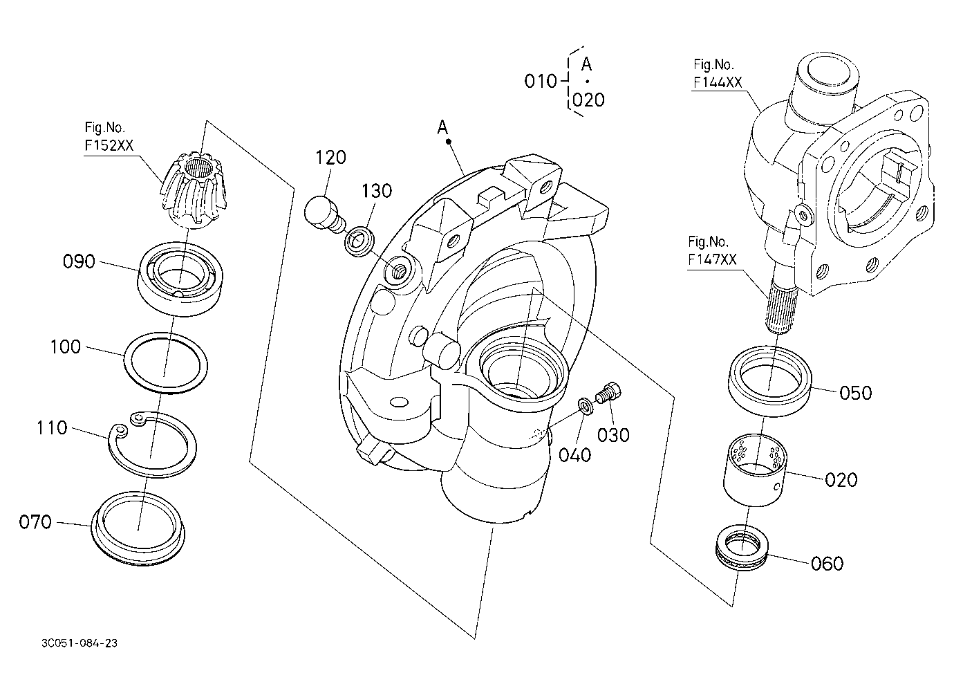 Front Axle Case Rh