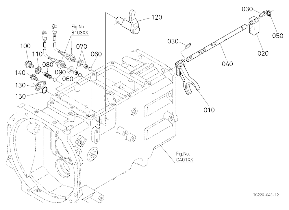 Pto Gear Shift Fork