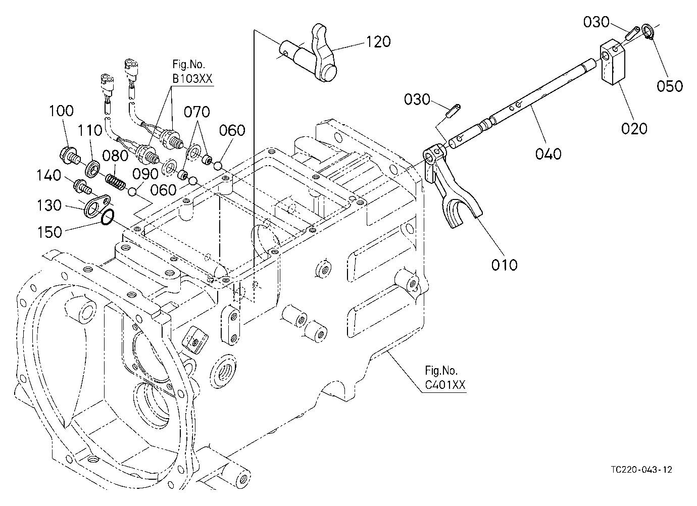 Pto Gear Shift Fork