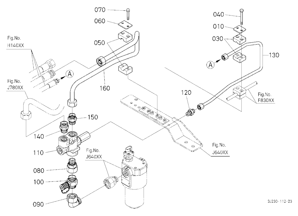 Hydraulic Oil Line (Steering Valve)