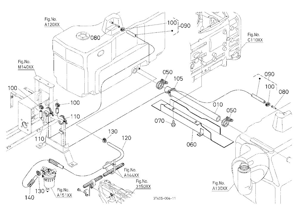 Fuel Pipe 2 (Rear)