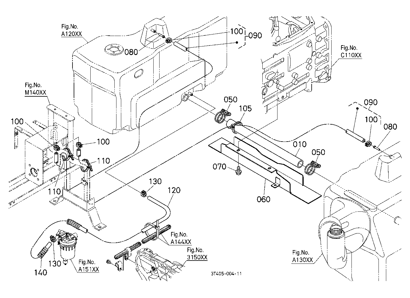 Fuel Pipe 2 (Rear)