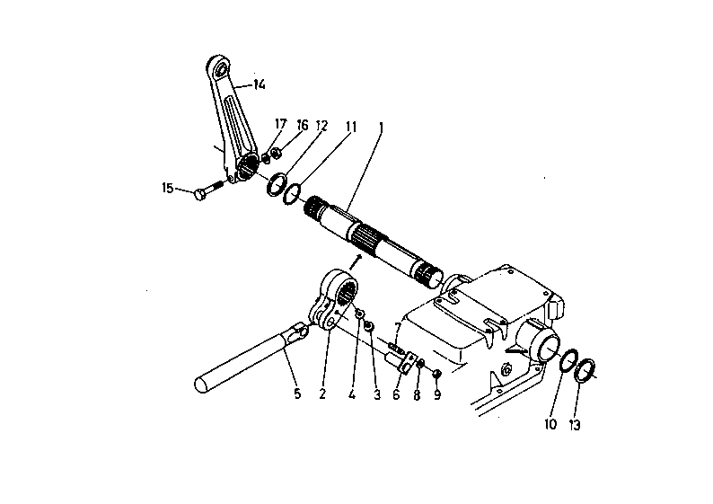 Oil Pump Arm Shaft