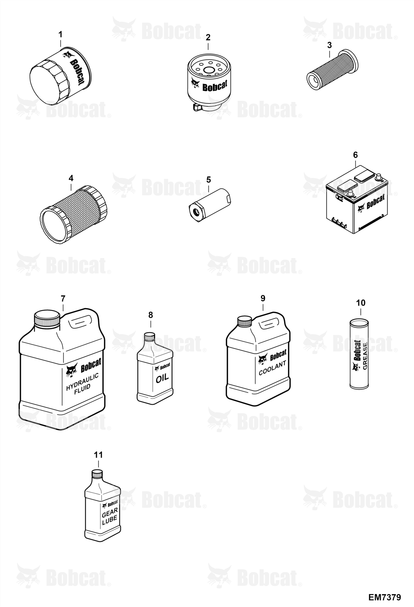 Maintenance Items (Service Parts)