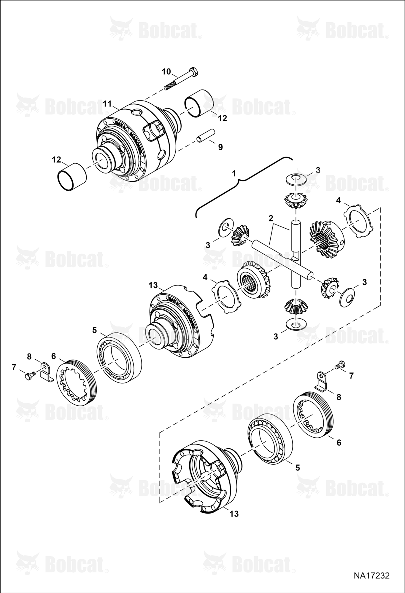 Rear Axle (Differential)  B66G11001 - B66G11314