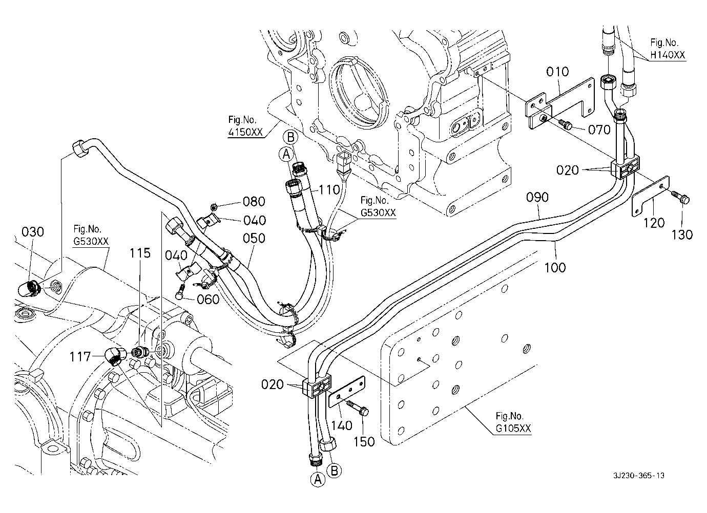 Steering Hose (Delivery) [Front Axle:Heavy Duty Ty
