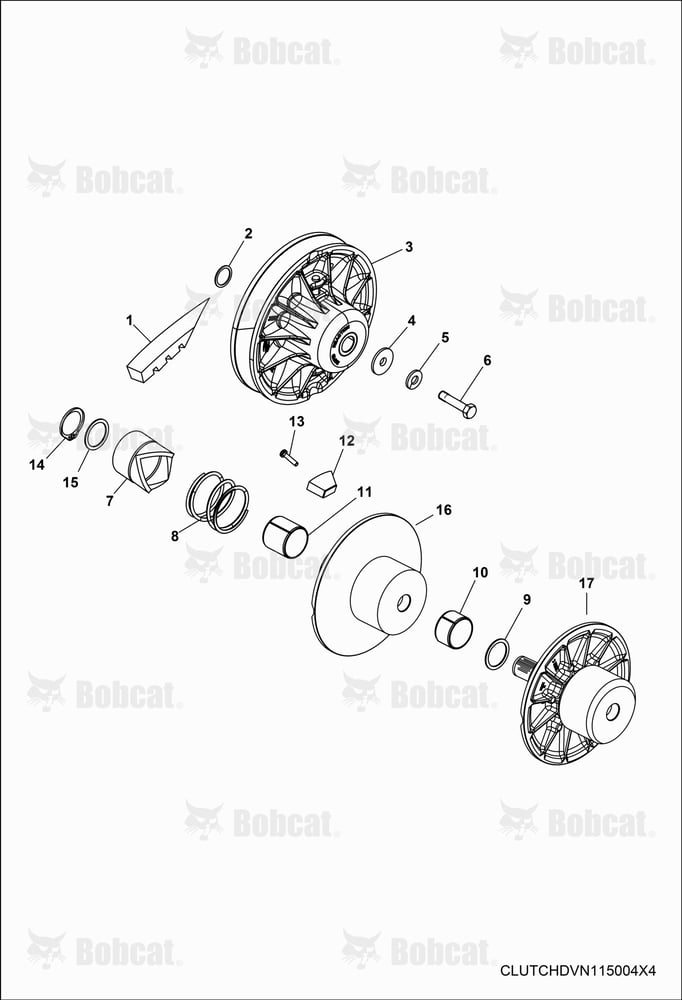 Drive TRAIN, Secondary Clutch