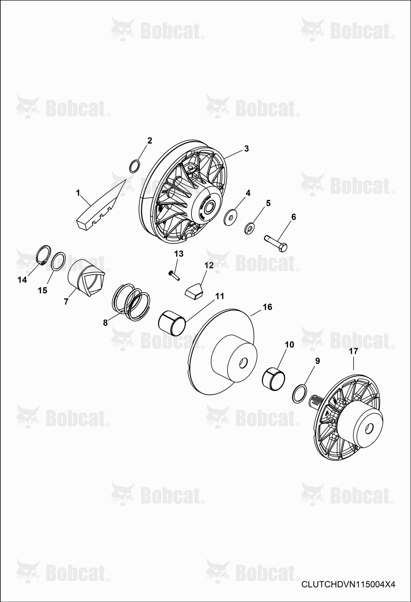 Drive TRAIN, Secondary Clutch
