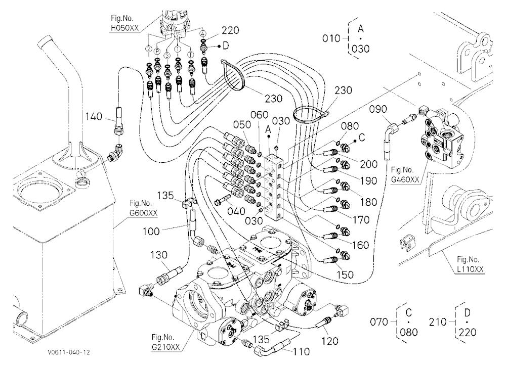 Oil Piping (Control Lh)