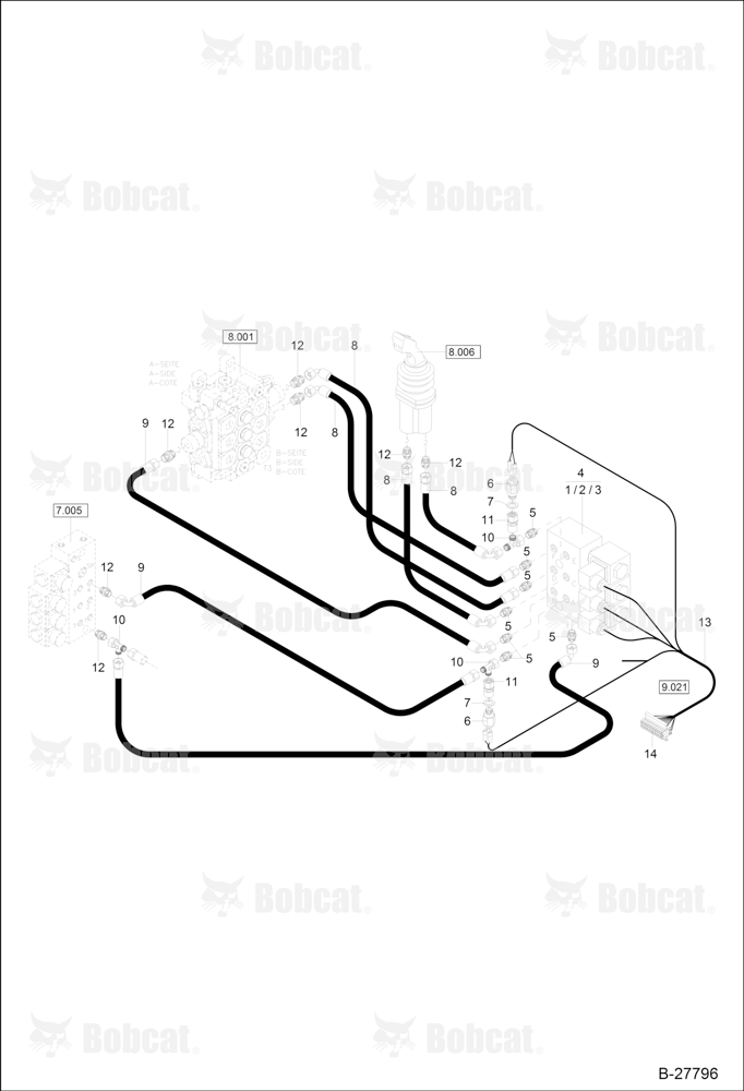 Hydraulic Installation - Bucket Return Positioner