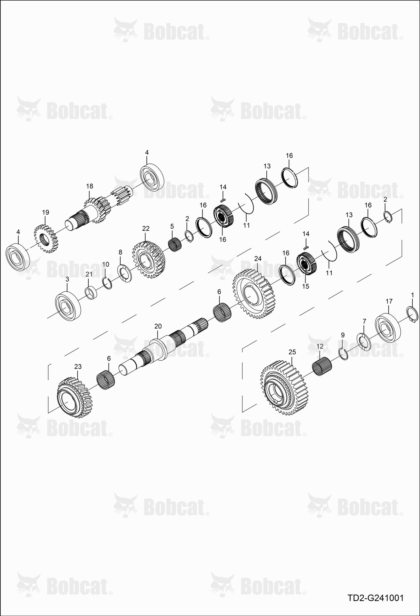 Main Shift Shaft Group
