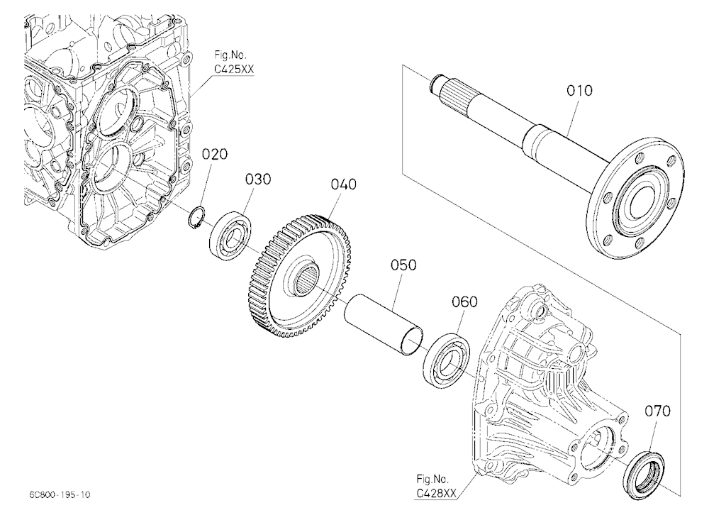 Rear Axle (Left)