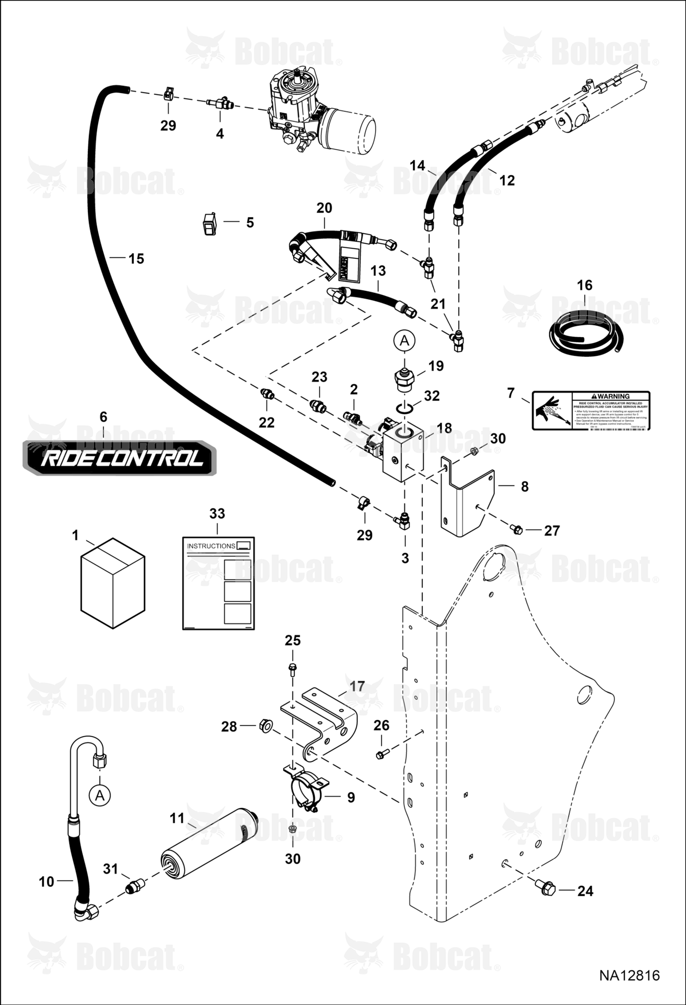 Ride Control Kit  B1ED11749 & Above