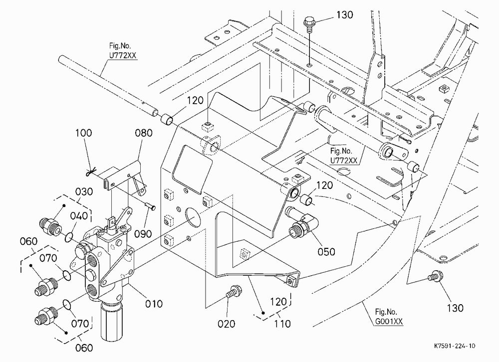 HYD.SINGLE VALVE KIT(VALVE) (W/G No.V5273) [OPTION