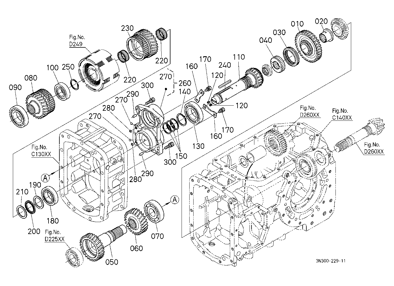 Range Gear Shaft [Dual Speed Type]