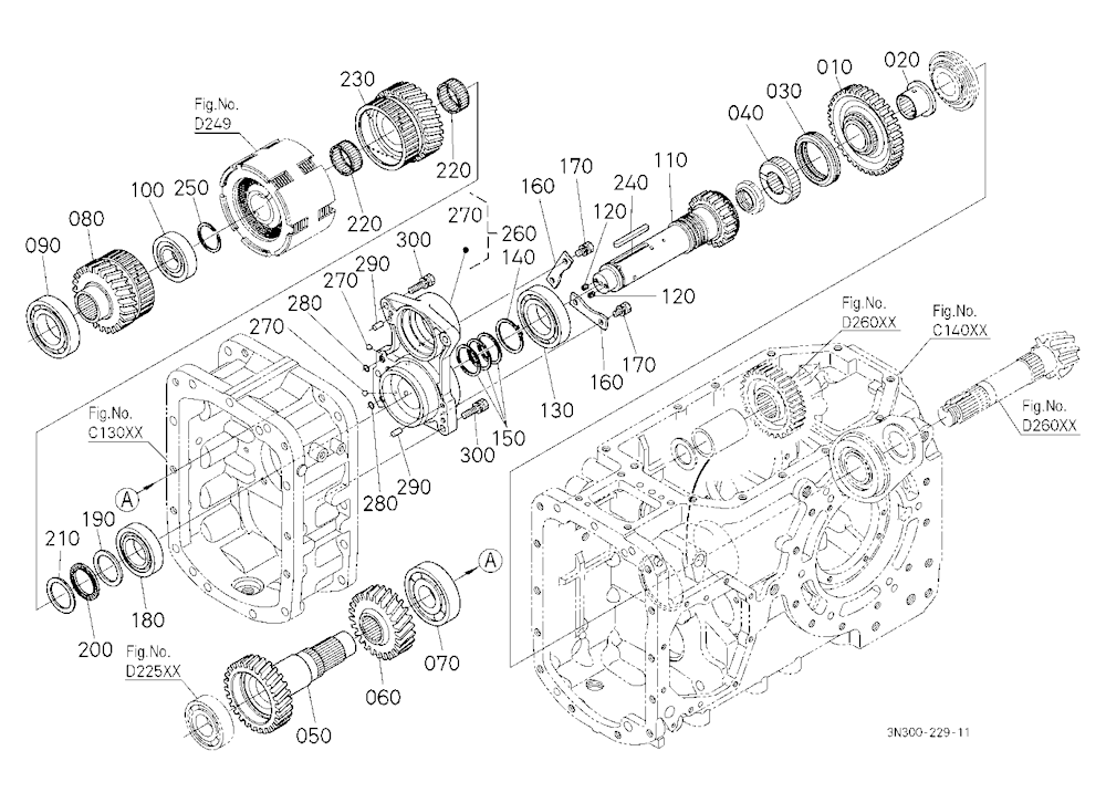Range Gear Shaft [Dual Speed Type]