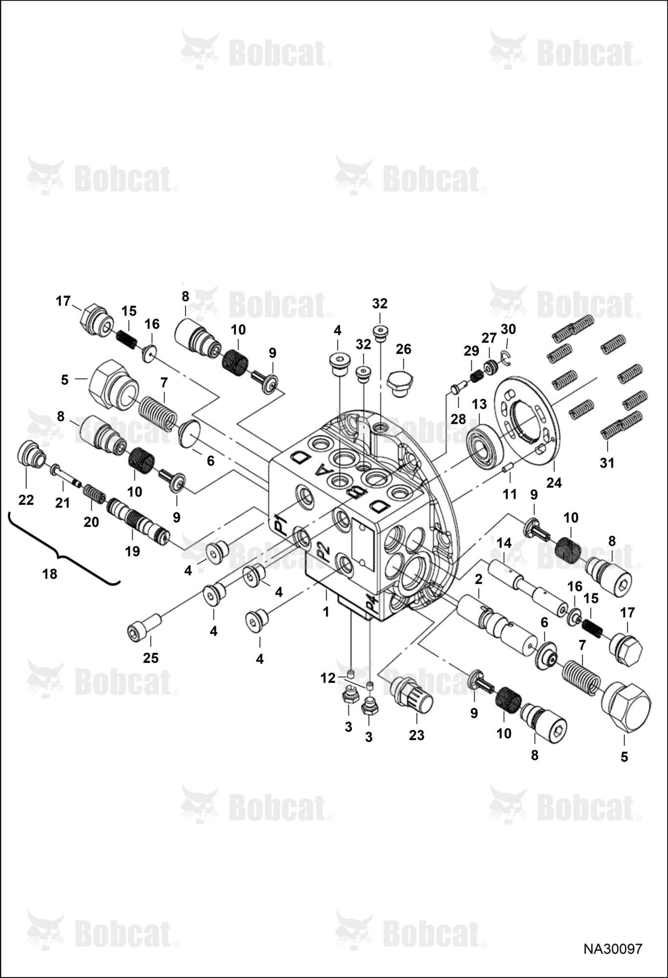 Travel Motor (Control) (Motor 46926010)