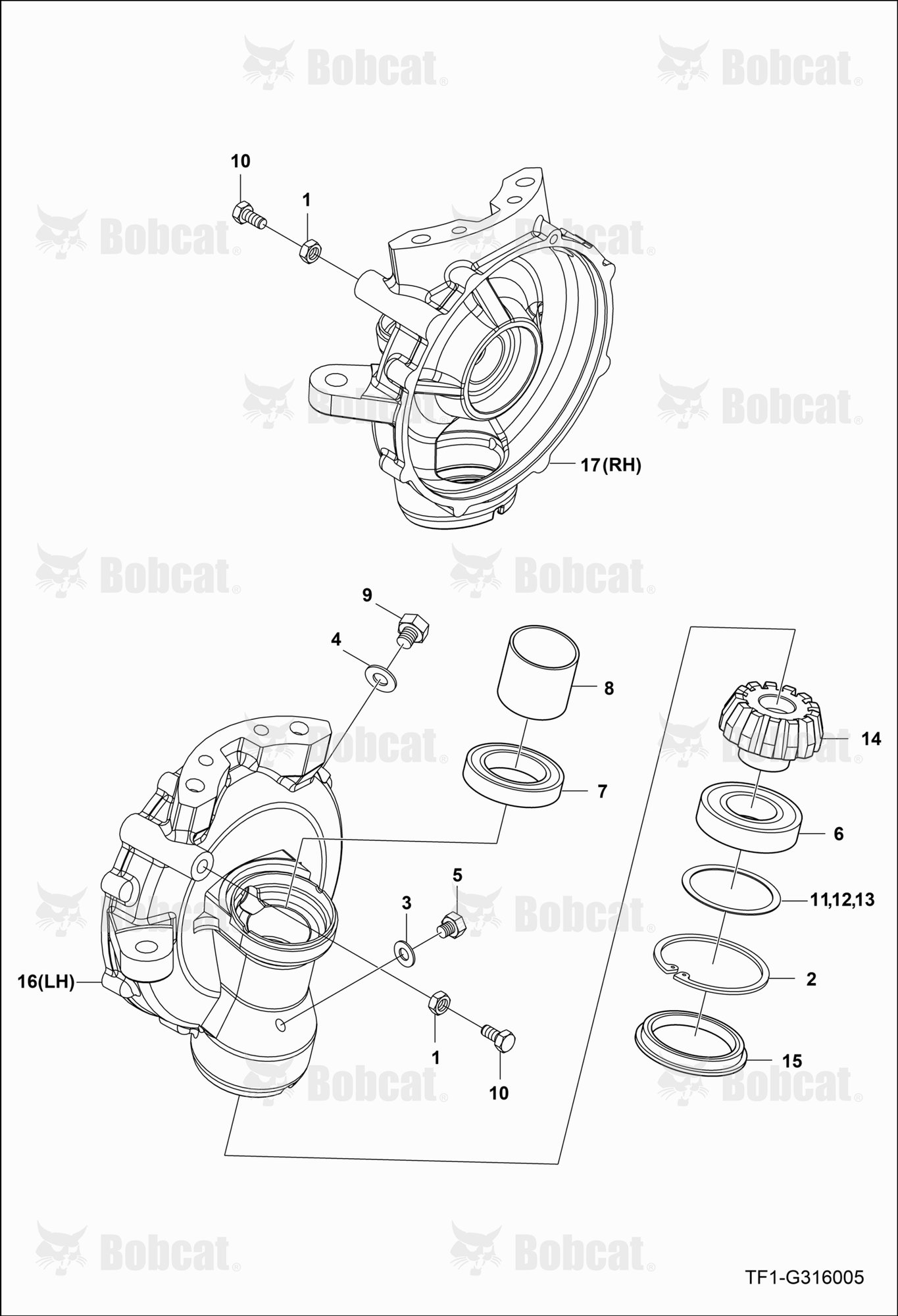 Front Axle Case Group