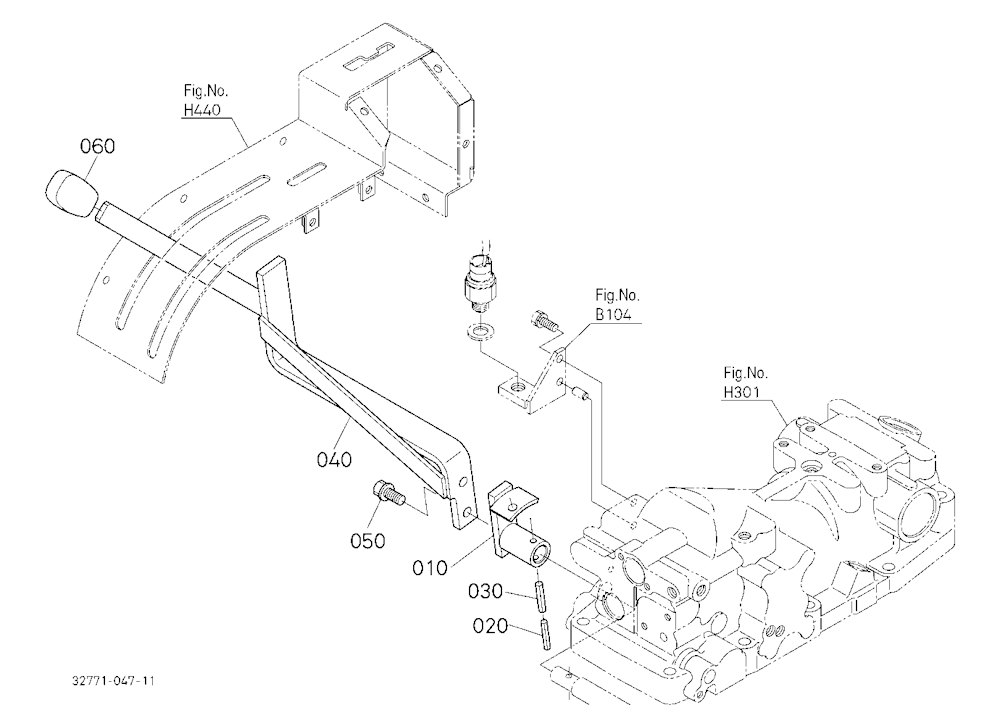 Range Gear Shift Lever