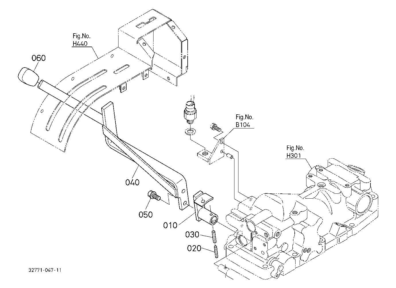 Range Gear Shift Lever