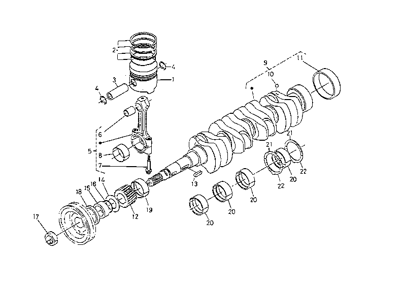 Piston,Crankshaft