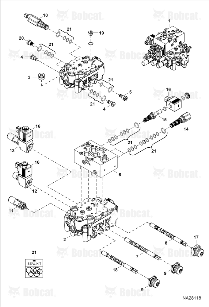 Hydraulic Control Valve (Walvoil 101030086)