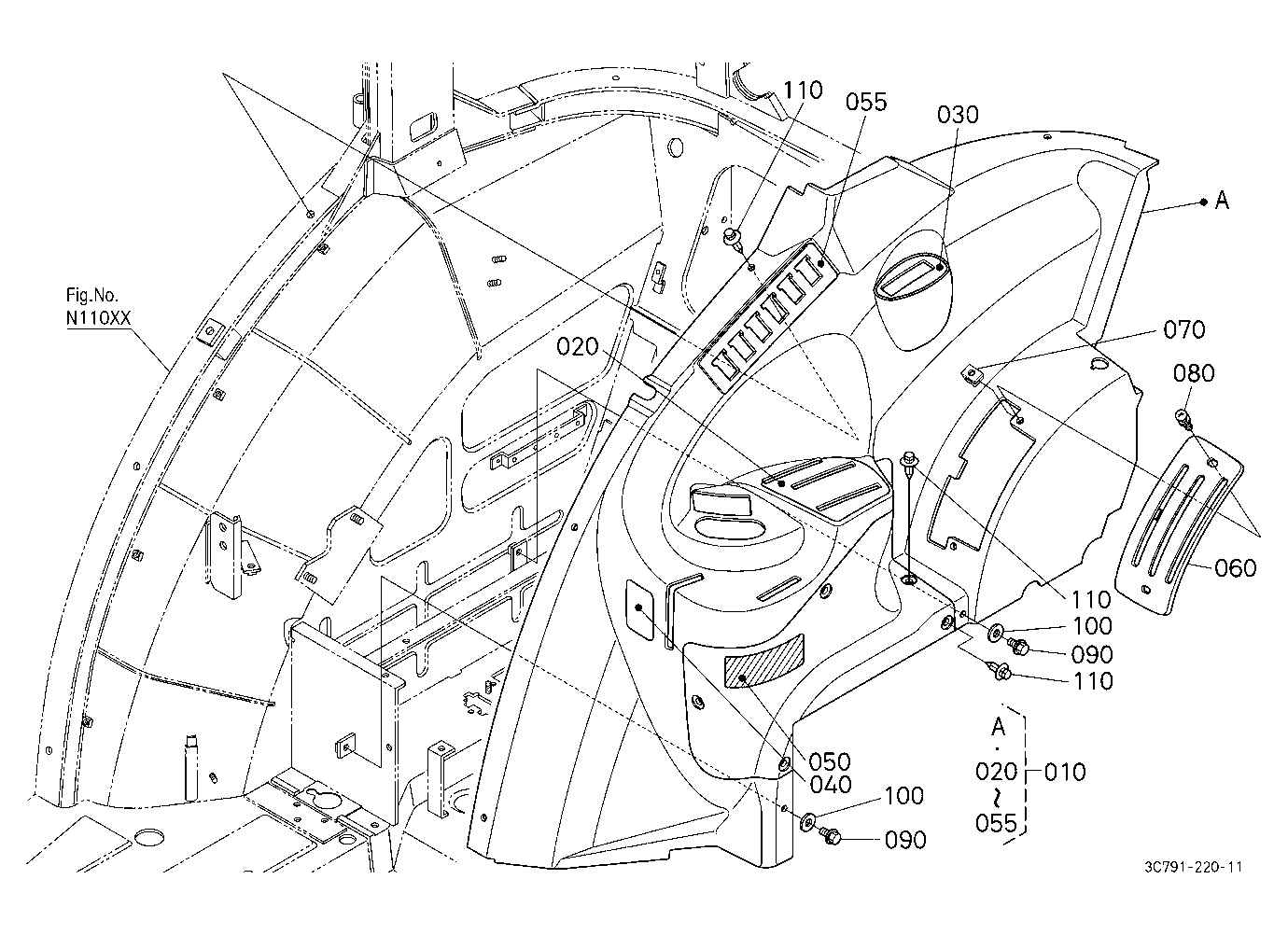 Fender Cover Rh [A]