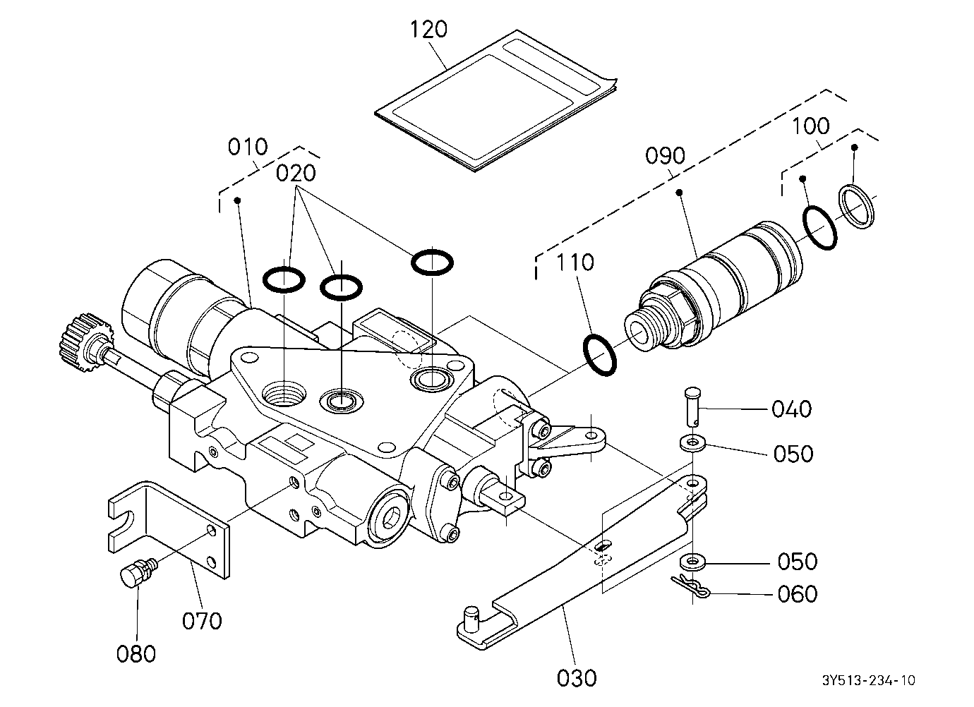Auxiliary Control Valve Kit (Scd And Fc) (W/G No.M