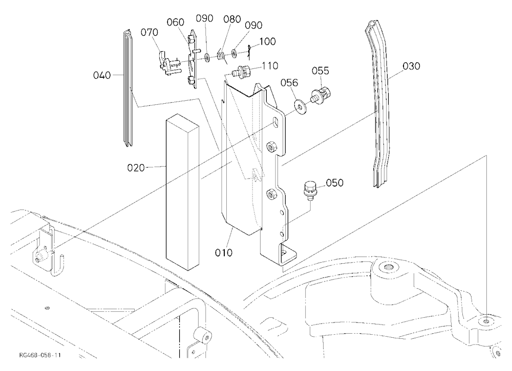 Bonnet Lock (Right Rear)